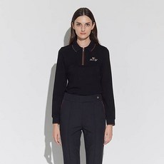 GARMENT GOLF 女款翻領半拉鍊T恤