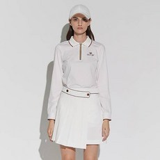 GARMENT GOLF 女款翻領半拉鍊T恤