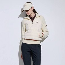 女款拉鍊翻領防風長袖羽絨上衣