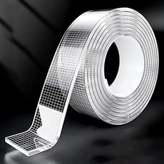 Allode 網格奈米雙面膠帶 TYPE01 厚度 2mm x 長度 1m, 單一顏色, 5個