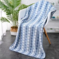 원이네 포근한 바스타월, 블루, 1개