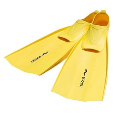 SooOli Hydro 長蛙鞋 浮潛蛙鞋 + 網袋套組, 黃色