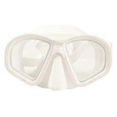 SooOli 旅行用浮潛自由潛水雙眼面鏡 + 收納盒組合, 白色