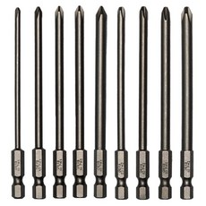 StanMan 六角柄磁性十字螺絲起子頭 100mm 9件組, 1套