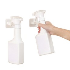 모나코올리브 무타공 다용도 세제걸이, 화이트, 2개