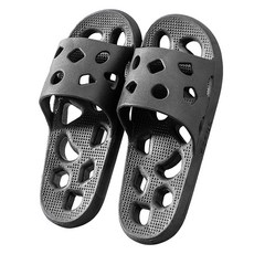 언헤브 소프트 물빠짐 욕실화, 03 블랙, 1개