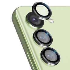 고부기 카메라 메탈링 강화유리 렌즈 액정보호필름 블랙 2p 세트, 1세트