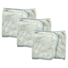 鬆餅格超細纖維方形髮帶 72 x 18.5 cm, 綠色, 3個