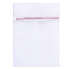 Binbuck 方形洗衣袋 50 x 60 cm, 粉紅色加厚細網, 1個