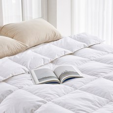 MILLIHOME 飯店式純棉鵝絨被, 白色