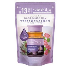 BATHCLIN 巴斯克林 Ayurtime 晚安時光浴鹽 補充包, 1個, 520g