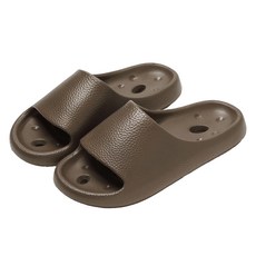 언헤브 솔리드 물빠짐 욕실화, 06 브라운, 1개