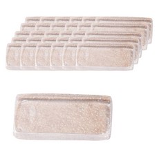 Elotems 矽膠超強力迷你方形雙面膠帶 透明 15 x 9 mm, 100個