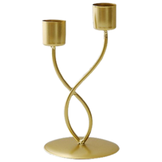 正月市集 室內裝飾燭台 類型3, 金色