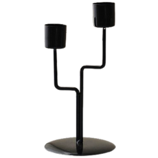 正月市集 室內裝飾燭台 類型10, 黑色