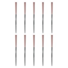 kitchen U 不鏽鋼304彩色真空筷 23cm, 10個, 單品, 粉紅色