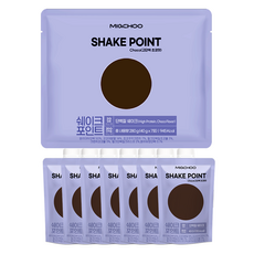 MIACHOO Shake Point 牛奶巧克力味蛋白粉 7入, 1個, 280g