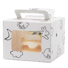 hello moris 白天繪圖 迷你蛋糕盒, 10個, 混合顏色