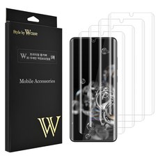 더블유케이스 프리미엄 풀커버 3D 우레탄 액정보호필름 5p 세트, 1세트