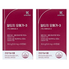 K-NUTRA rTG Omega-3 30.6g, 2個, 60錠