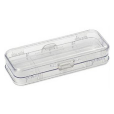 Ilsangsokbanzzak 硬殼收納筆盒, 1個, 透明