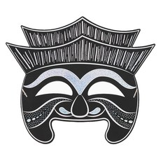 minhwashop 螺鈿刮畫大監面具製作套組 S240075B, 混合色, 25套