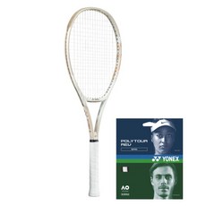 YONEX 網球拍 Poly Tour Rev 1.25mm 48 / 46, SDBE 0G2 米色, VCORE 100 (2024), 1個