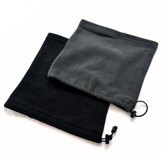 Vian 日常防寒簡約圍脖2件組, 1套, 黑色, 灰色