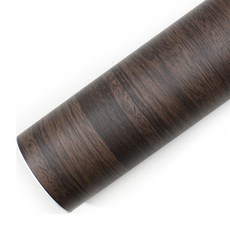 ROSEROSA 木紋裝潢貼膜 木皮貼紙 PG607, 棕黑色, 寬 60cm x 長 20m