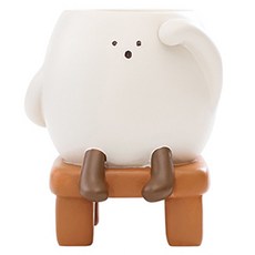 Homeflow 可愛表情的多款迷你花盆 02, 混色