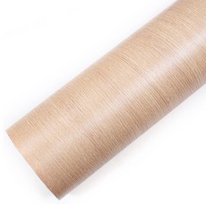 ROSEROSA 木紋圖案木皮室內裝飾膜 PG715, 米色, 60cm x 30m