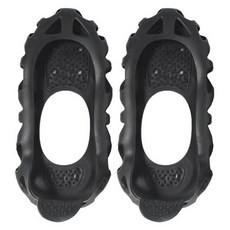 River Fox 雪爪鞋套 30釘冰爪 2入, 黑色