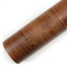 ROSEROSA 木紋室內裝飾貼膜 木皮貼紙 PG590, 棕米色, 60cm x 20m
