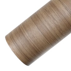 Infeel 現代壁貼 木紋木質飾條 室內裝潢貼膜壁貼 WD323, 棕色, 寬 20cm x 長 20m