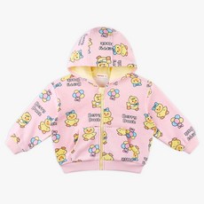 BERRYMAY 女童小雞連帽拉鍊外套