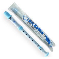 日常中的閃亮高音直笛 德國式 G, 藍色, 1個