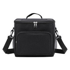 코히모 보온 보냉 도시락 피크닉 가방 4W477, 블랙