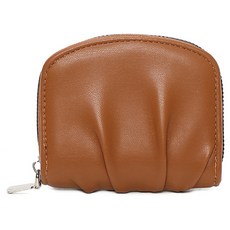 맙소샵 여성용 퓨어 셔링 지퍼 타입 반지갑 YK152