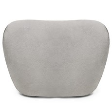 Ez2mk 극세사 벨벳 머리받침 목쿠션 MS-400, 그레이, 1개