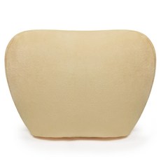 Ez2mk 극세사 벨벳 머리받침 목쿠션 MS-400, 베이지, 1개