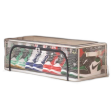 Scawiz 可折疊透明鞋子收納箱 3號 40 x 30 x 21 cm, 單一顏色, 1層