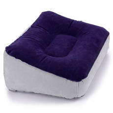 다용도 여행용 에어 발 쿠션 1단, 네이비블루