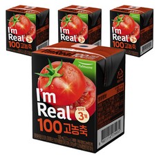 I'm Real Pulmuone 100高濃縮番茄, 4個, 120ml