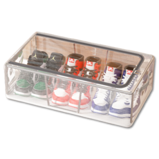 Skywiz 可折疊透明鞋子收納盒 1號 40 x 30 x 15 cm, 單一顏色, 1層