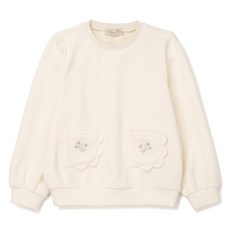 Perimitz 女童毛圈花朵口袋大學T P2515T18647