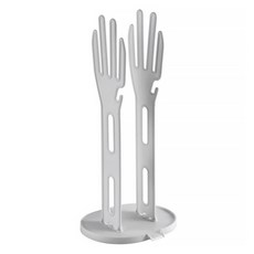 모던앳 물빠짐 흡착식 고무장갑 건조대, 그레이, 1개