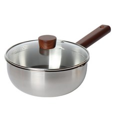 QUEEN SENSE 電磁爐適用安心316不鏽鋼多功能單柄炒鍋, 1個, 20cm, 混色