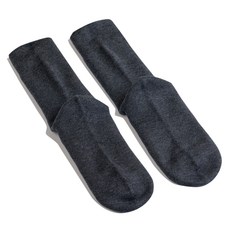 Litu 美麗諾羊毛中筒襪, 1套, 麻花海軍藍