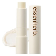 essenherb 荷荷巴精華護唇膏 柔和原味, 1個, 4g, 無色