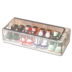 SKAWIZ 可折疊透明鞋子整理箱 2號 60 x 30 x 16 cm, 單一顏色, 1層